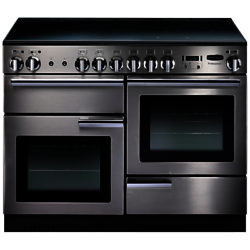 Rangemaster Professional + 110 Electric Range Cooker Stainless Steel